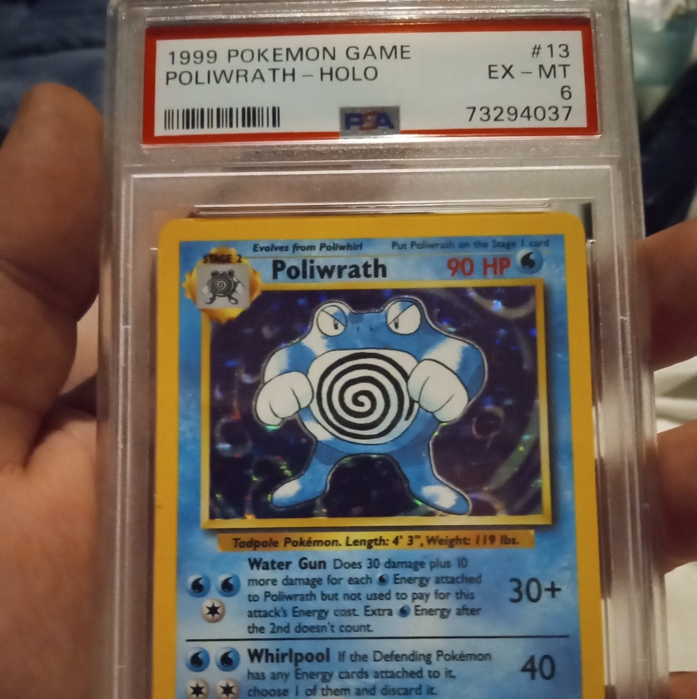 Vintage 1999 POLIWRATH-HOLO PSA slab